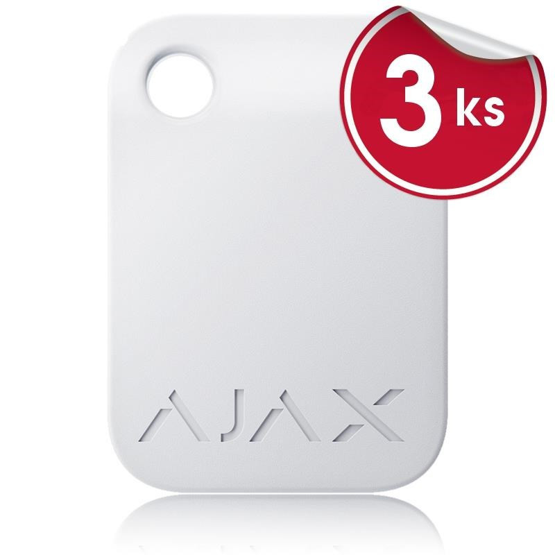 Levně Ajax Tag white 3ks (23526)