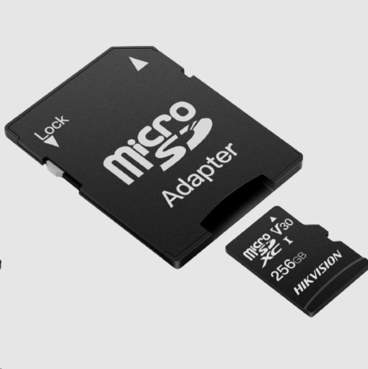 Levně HIKVISION MicroSDHC karta 8GB C1 (R:23MB/s, W:10MB/s) + adapter