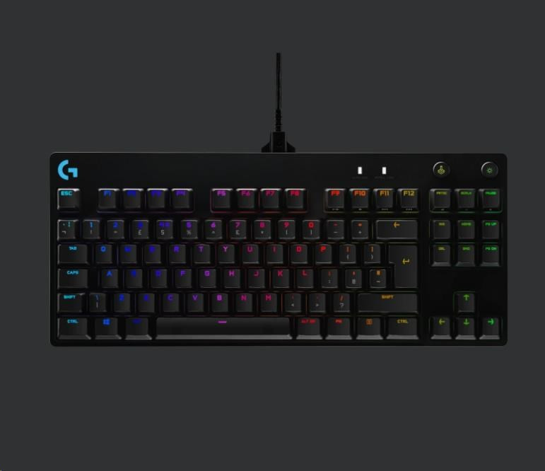 Logitech klávesnice G PRO, Mechanical Gaming Keyboard, US, Black
