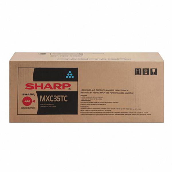 Levně SHARP MX-C35TC - originální toner, azurový, 6000 stran