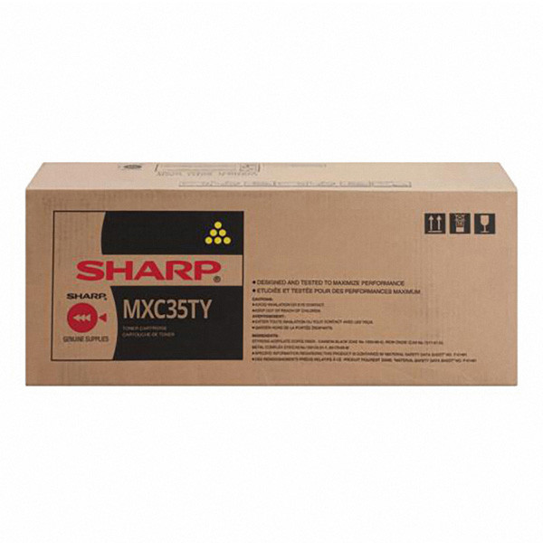 Levně SHARP MX-C35TY - originální toner, žlutý, 6000 stran