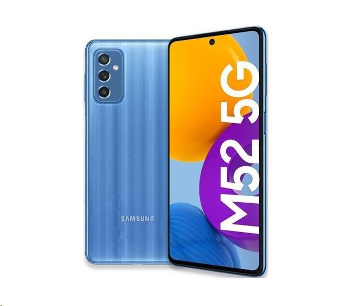 Samsung Galaxy M52 (M526), 5G, 8/128 GB, modrá