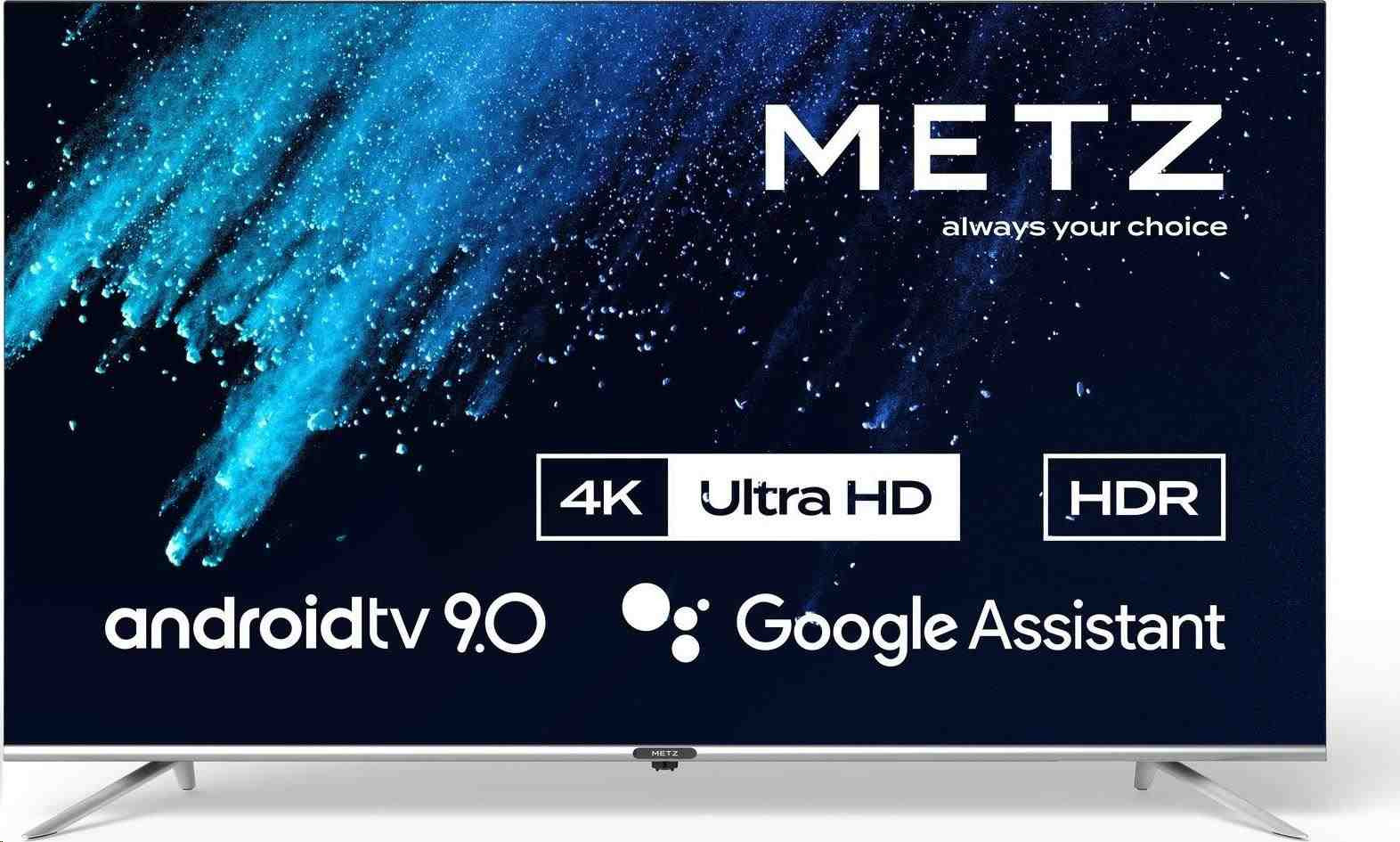 METZ 50" 50MUC7000Y, Smart Android, UHD (3840x2160), 9, 5ms, Direct LED, DVB-T2/S2/C, HDMI, USB
