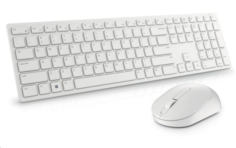 Levně Dell Pro Wireless Keyboard and Mouse - KM5221W - US International (QWERTY) - White