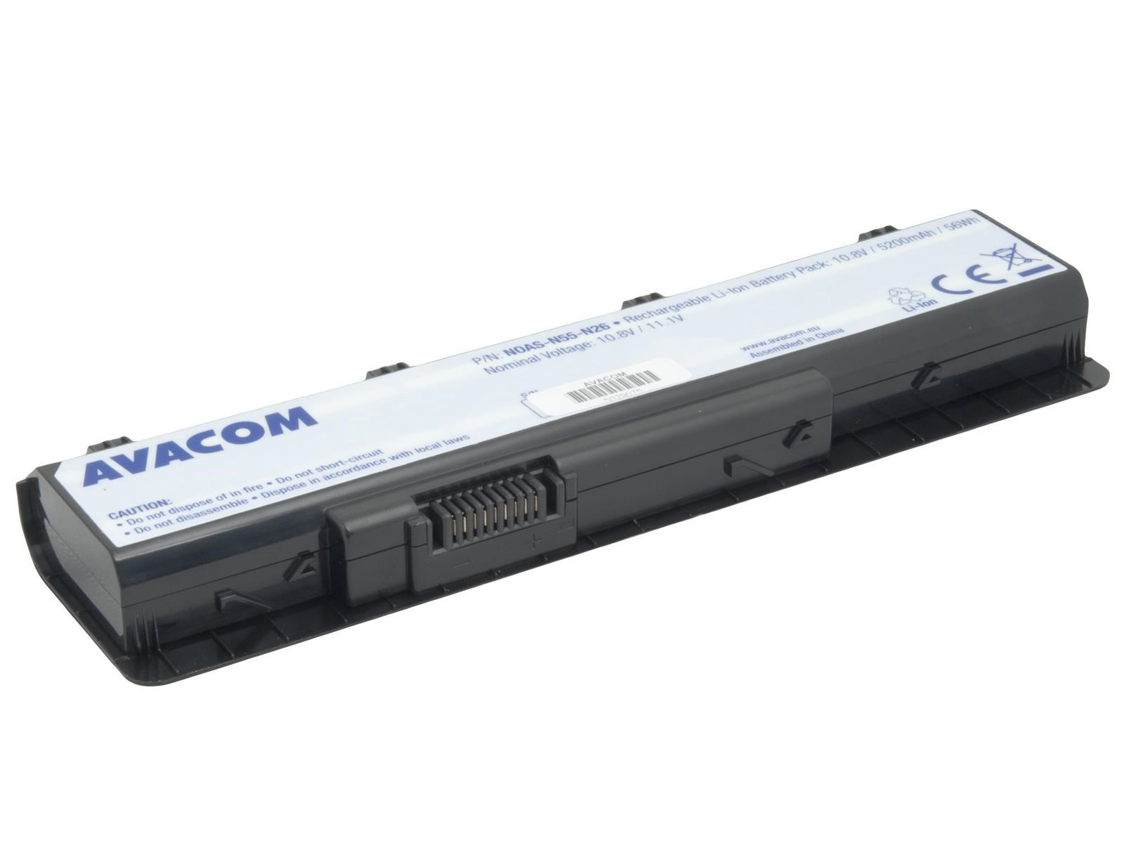 AVACOM baterie pro Asus N55, N45, N75 series Li-Ion 10, 8V 5200mAh 56Wh