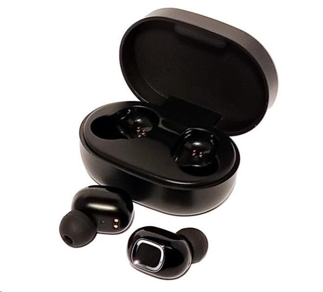 CRONO Bluetooth sluchátka s mikrofonem SY205, bezdrátové, černá