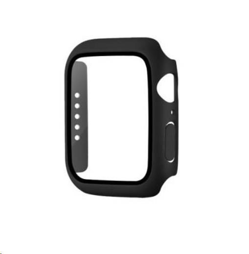 Levně COTECi polykarbonátové pouzdro s ochranou displeje pro Apple Watch 41 mm černá