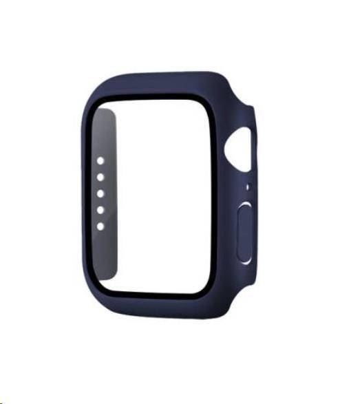 Levně COTECi polykarbonátové pouzdro s ochranou displeje pro Apple Watch 41 mm modrá