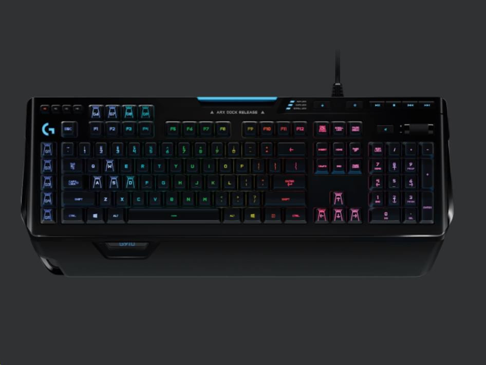 Logitech klávesnice G910 Orion Spectrum RGB Mechanical Gaming Keyboard, US INT\'L