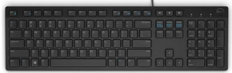 Levně DELL Multimedia Keyboard-KB216 - German (QWERTZ) - Black