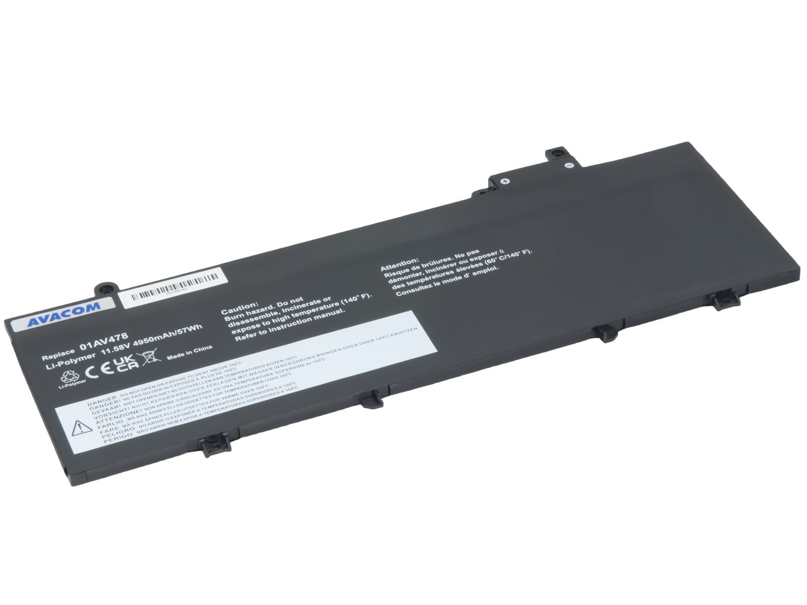 AVACOM baterie pro Lenovo ThinkPad T480S Li-Pol 11, 58V 4950mAh 57Wh