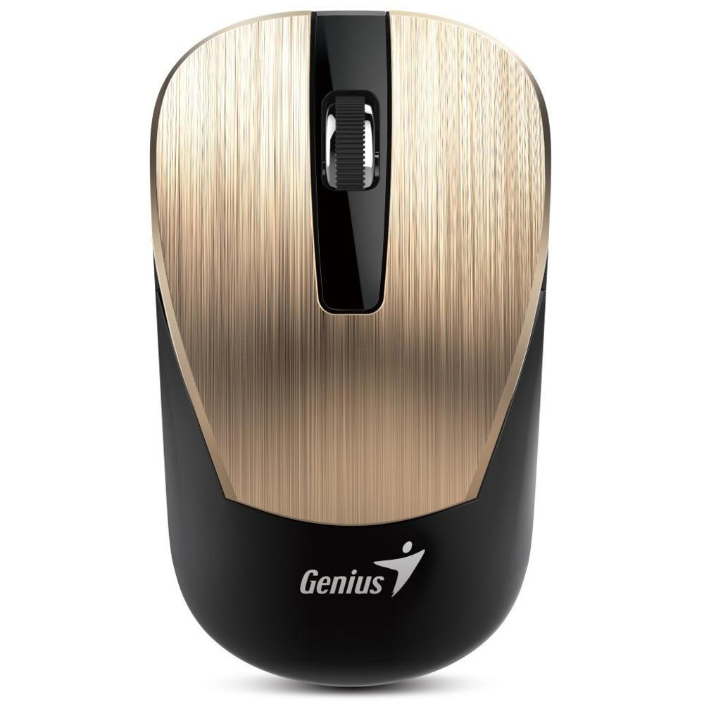 Levně NX-7015 zlatá bezdrátová myš GENIUS