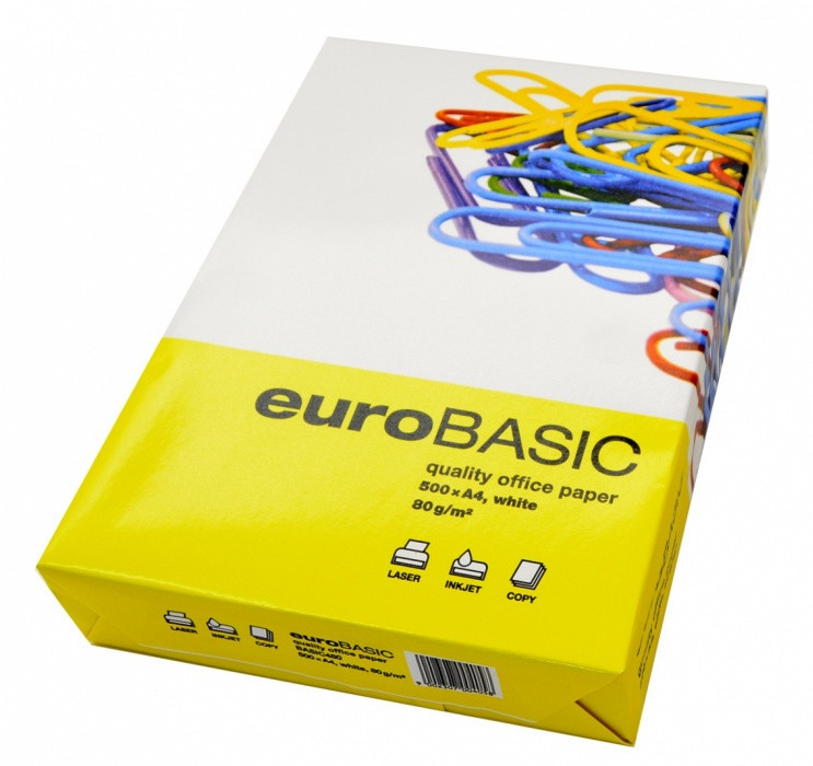 Kancelářský papír Eurobasic A4/80g 500 listů