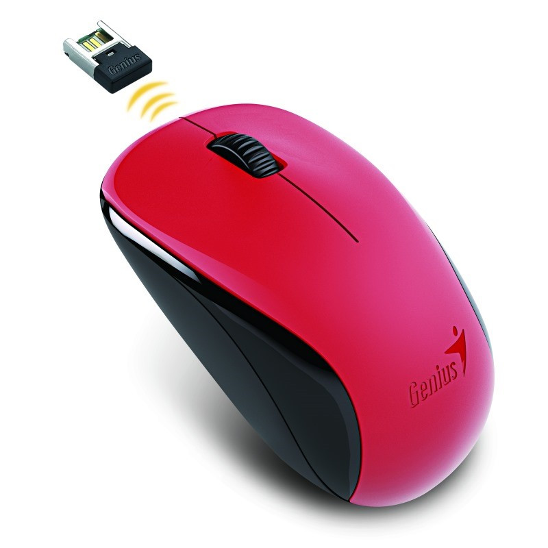 Levně GENIUS myš NX-7000/ 1200 dpi/ bezdrátová/ červená