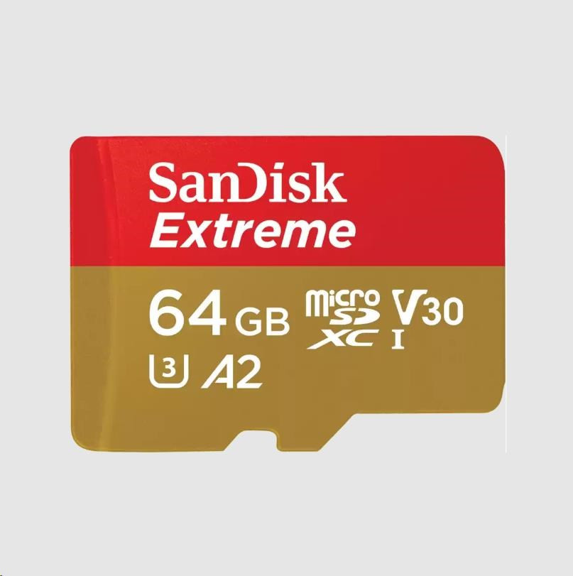 Levně SanDisk micro SDXC karta 64GB Extreme Mobile Gaming (170 MB/s Class 10, UHS-I U3 V30)