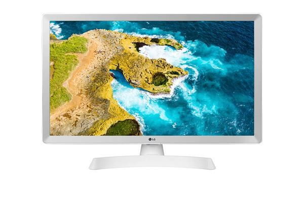 LG MT TV LCD 23, 6" 24TQ510S - 1366x768, HDMI, USB, DVB-T2/C/S2, repro, SMART, bílá barva