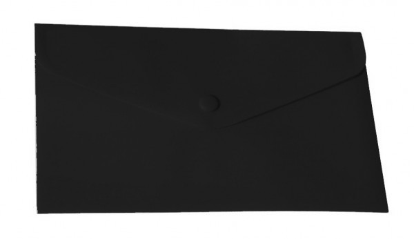 Obálka psaníčko DL s drukem Classic PP černá