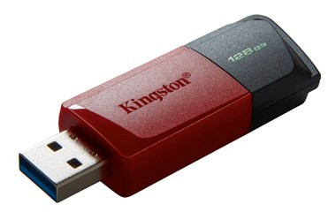 Levně Kingston Flash Disk 128GB USB3.2 Gen 1 DataTraveler Exodia M (Black + Red)