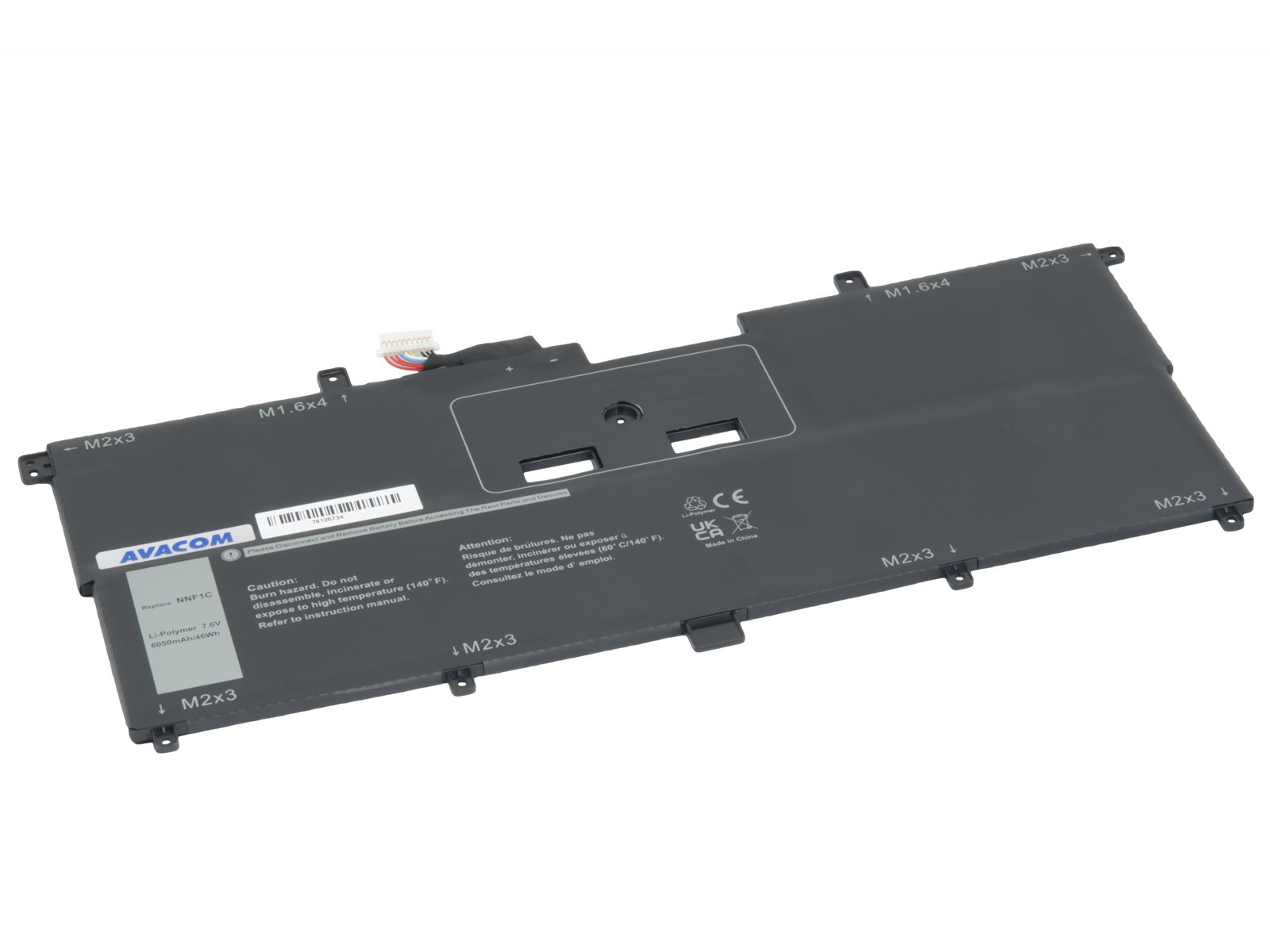 AVACOM baterie pro Dell XPS 9365 Li-Pol 7, 6V 6050mAh 46Wh