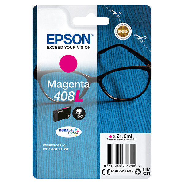Levně EPSON C13T09K34010 - originální cartridge, purpurová, 21,6ml