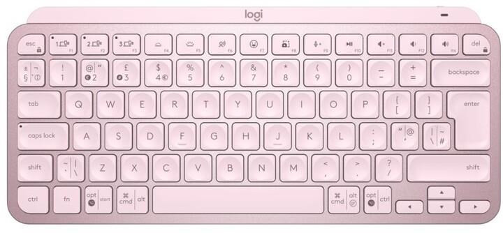 Levně Logitech Wireless Keyboard MX KEYS MINI, CZ/SK, růžová