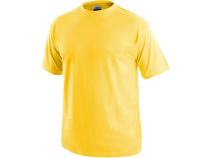 Tričko s krátkým rukávem DANIEL, žluté, vel. XL