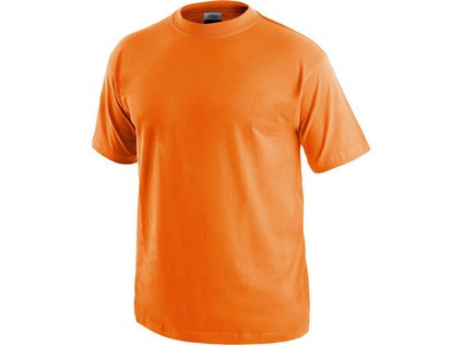 Levně Tričko s krátkým rukávem DANIEL, oranžové, vel. XL