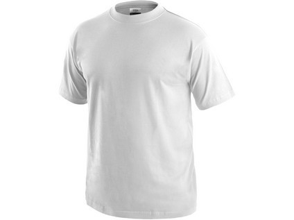Tričko s krátkým rukávem DANIEL, bílé, vel. XL