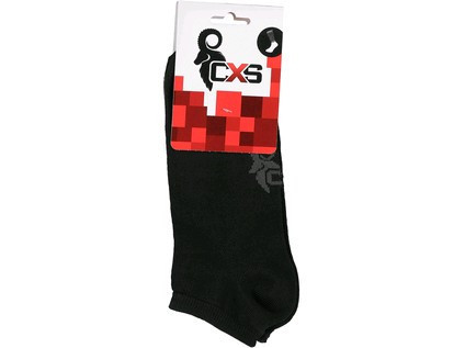 Ponožky CXS NEVIS, nízké, černé, vel. 46