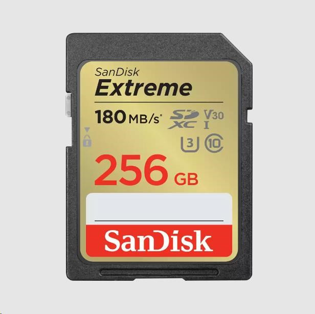 Levně SanDisk SDXC karta 512GB Extreme (190 MB/s Class 10, UHS-I U3 V30)