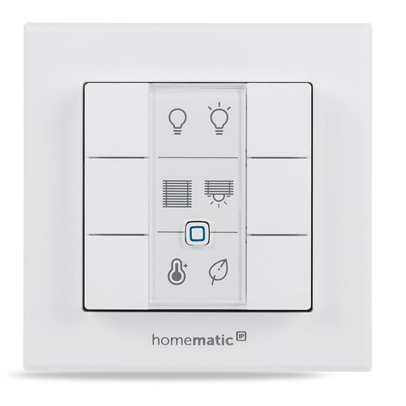 Levně Homematic IP Nástěnný dálkový ovladač - 6 tlačítek, se symboly