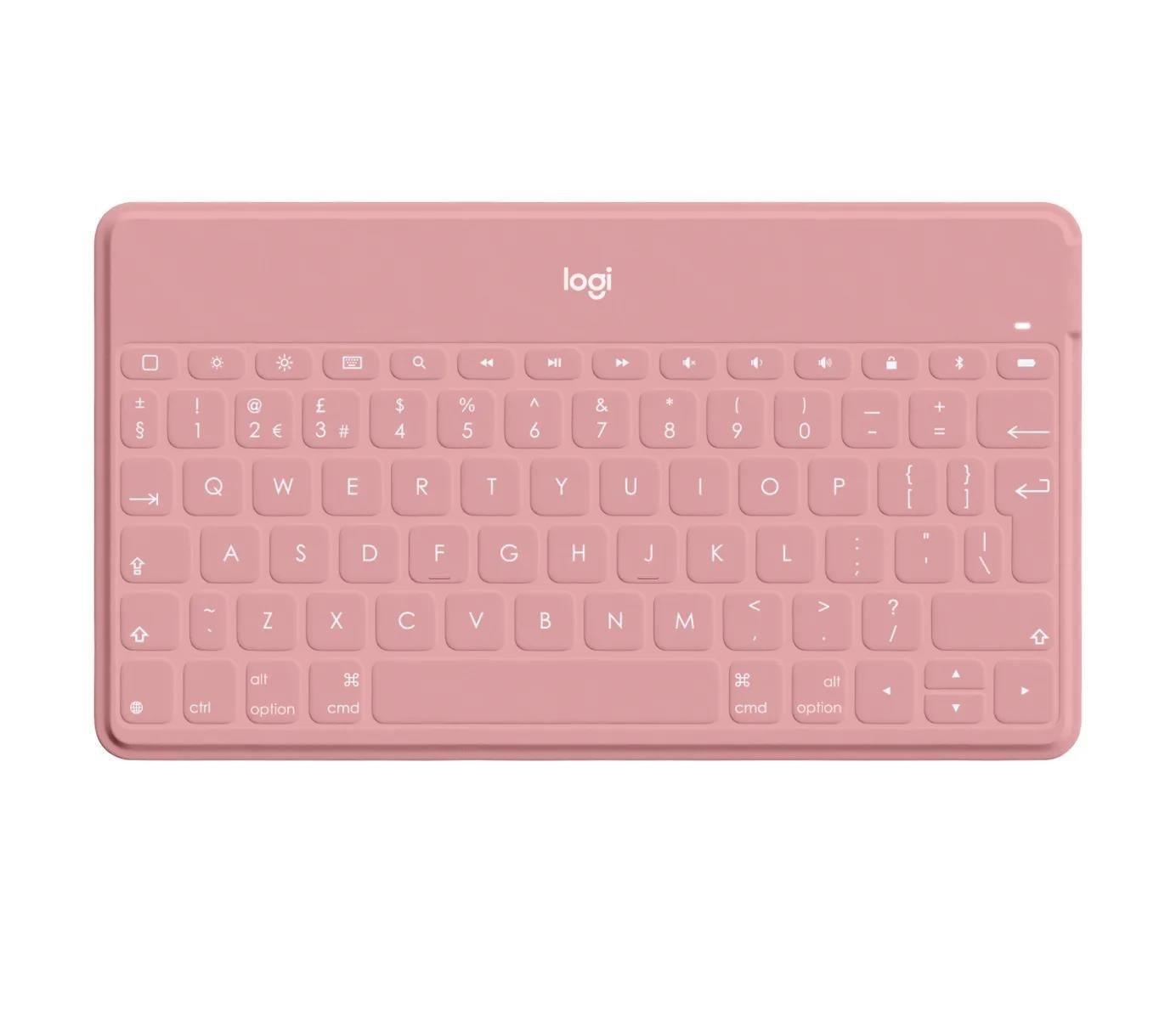 Levně Logitech Keyboard Keys-To-Go, US, blush, apple