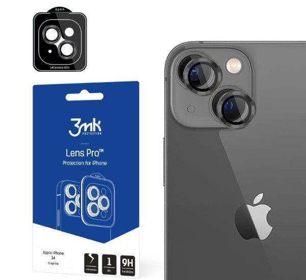 Levně 3mk ochrana kamery Lens Protection Pro pro Apple iPhone 14 Plus, grafitová