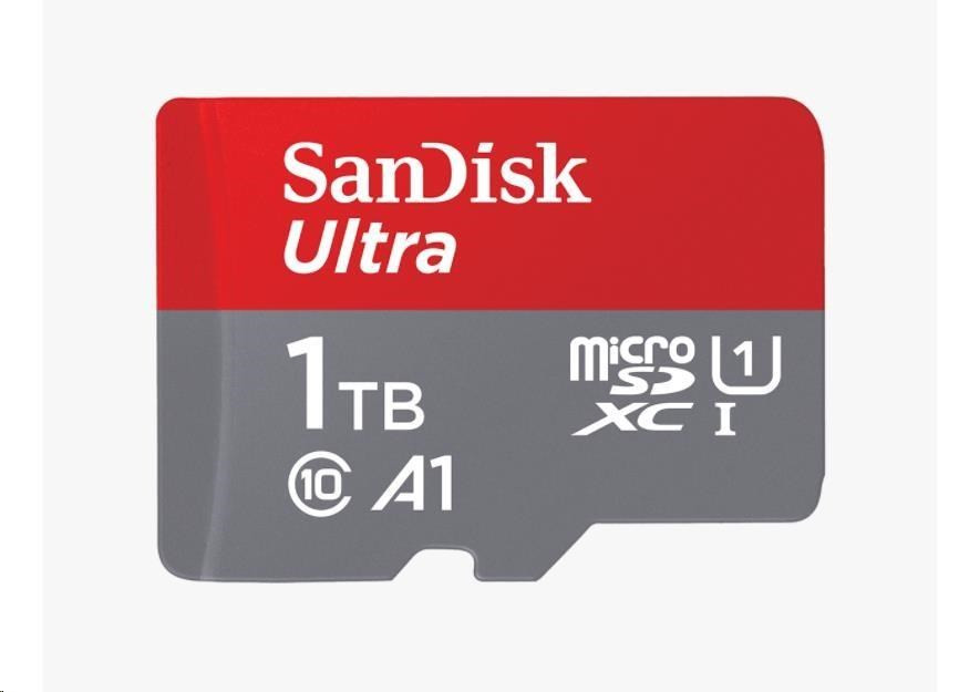 Levně SanDisk Micro SDXC karta 1TB Ultra (150 MB/s, A1 Class 10 UHS-I) + adaptér
