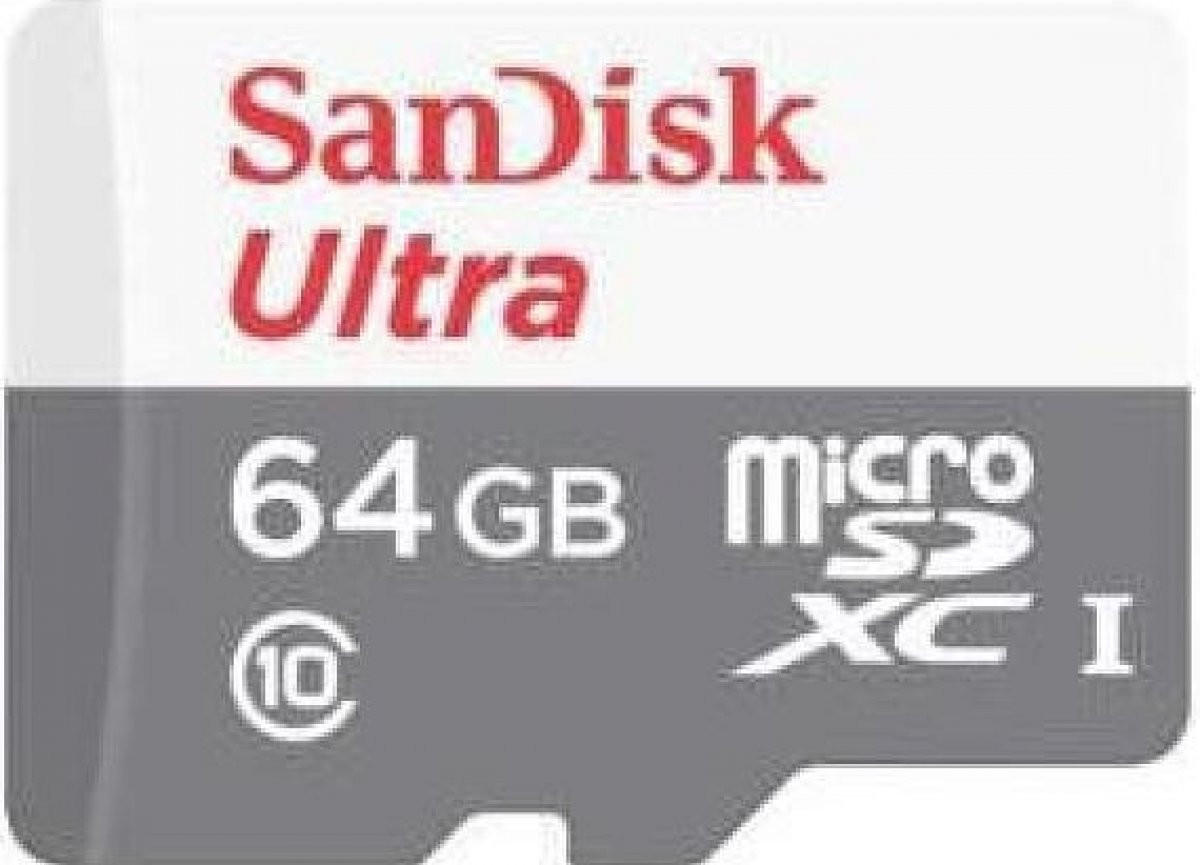 SanDisk Ultra microSDXC karta 64GB (140MB/s,   A1, Class 10, UHS-I) - Imaging Packaging + SD adaptér