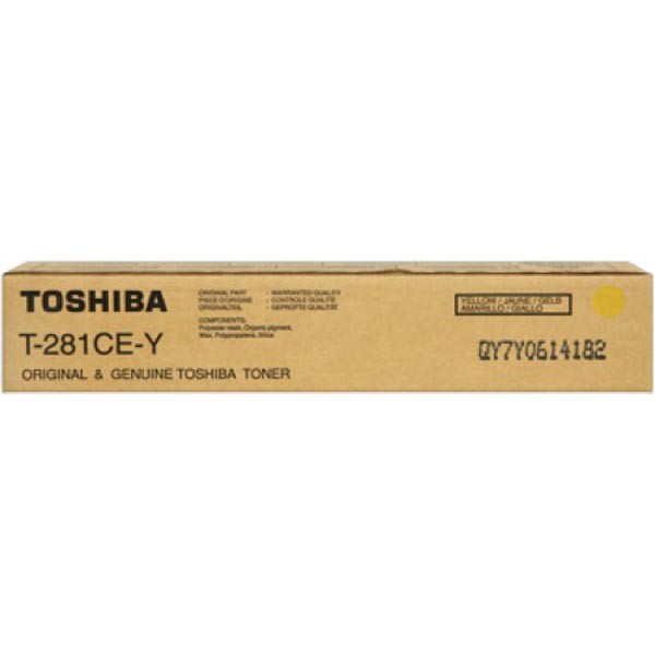 Levně TOSHIBA T-281CEY - originální toner, žlutý, 10000 stran