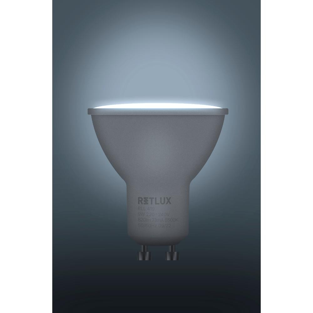 Levně RLL 419 GU10 bulb 9W DL RETLUX