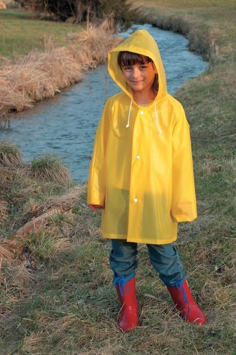 Levně Doppler Dětská pláštěnka,vel.128,žlutá