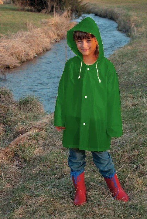 Levně Doppler Dětská pláštěnka,vel.116,zelená