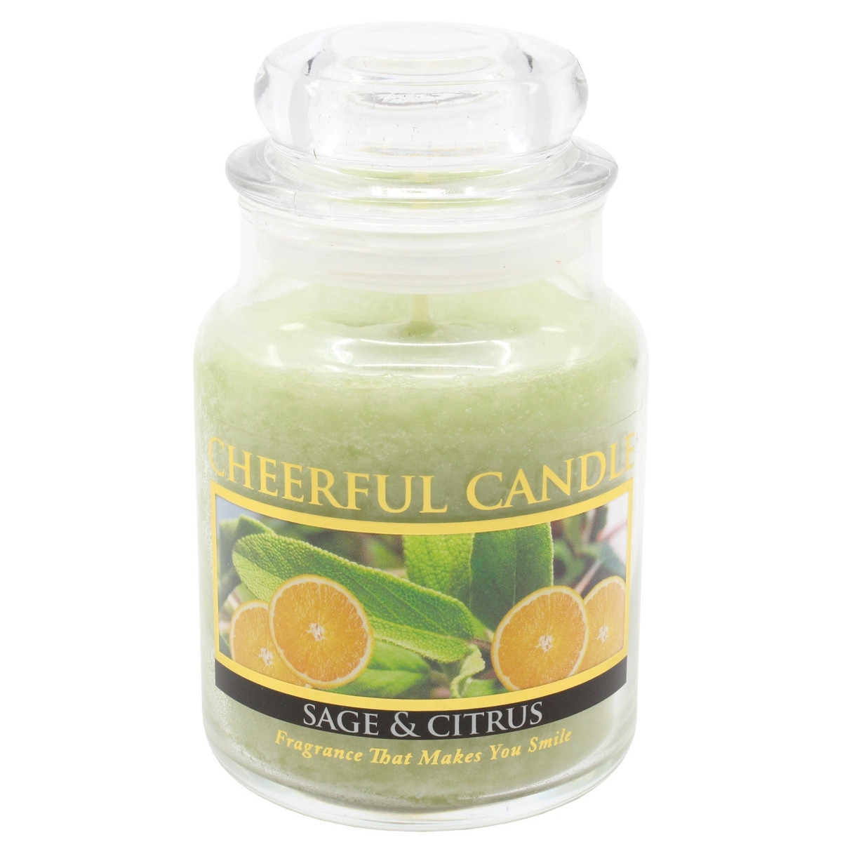 Cheerful Candle SAGE & CITRUS (Šalvěj a Citrusy) 160 g