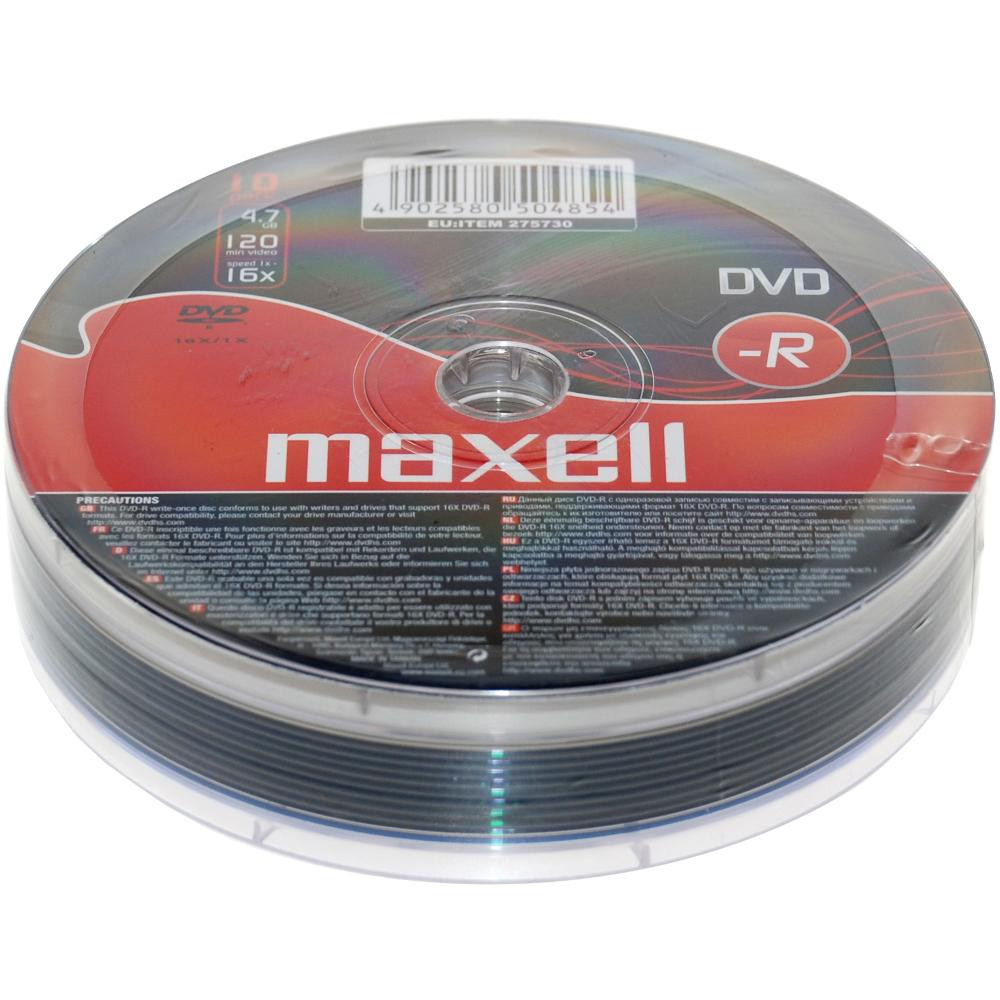 Levně DVD-R 4,7GB 16x 10SH 275730 MAXELL