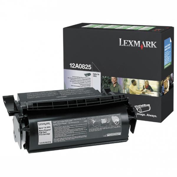 Levně LEXMARK 12A0825 - originální toner, černý, 23000 stran