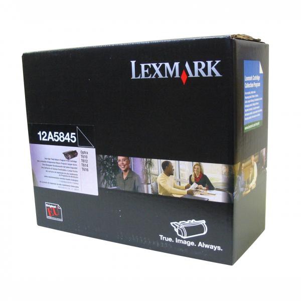 Levně LEXMARK 12A5845 - originální toner, černý, 25000 stran