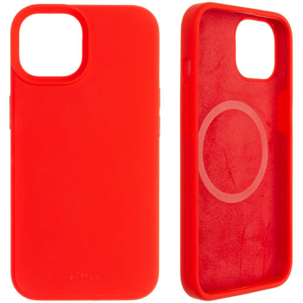 Levně MagFlow iPhone 14, červený FIXED