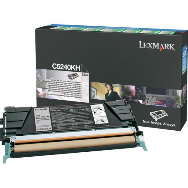 Levně LEXMARK C5240KH - originální toner, černý, 8000 stran