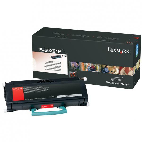 Levně LEXMARK E460X21E - originální toner, černý, 15000 stran