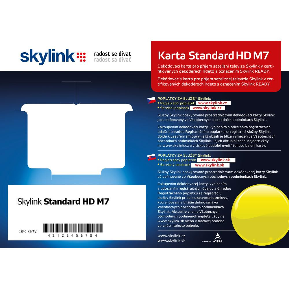 Levně KARTA SKYLINK STANDARD HD M7 (IR)