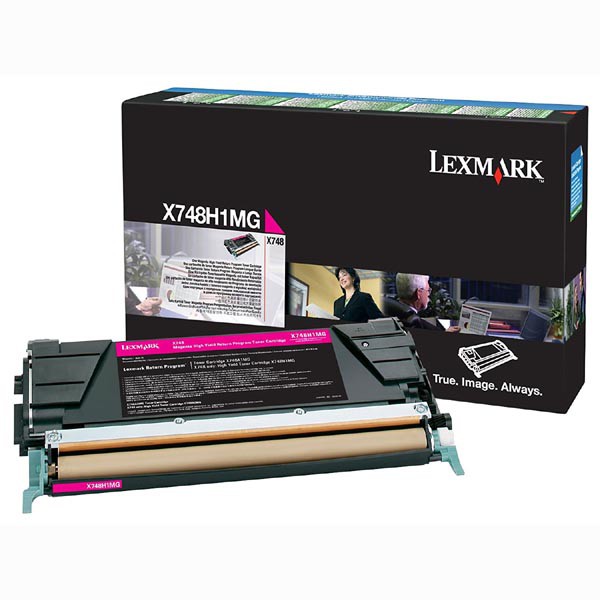 Levně LEXMARK X748H1MG - originální toner, purpurový, 10000 stran