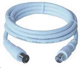 Levně PREMIUMCORD TV kabel anténní propojovací 2m (koaxiální, M/F, 75 Ohm)