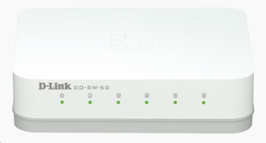 Levně D-Link GO-SW-5G 5-port 10/100/1000 Gigabit Desktop Switch